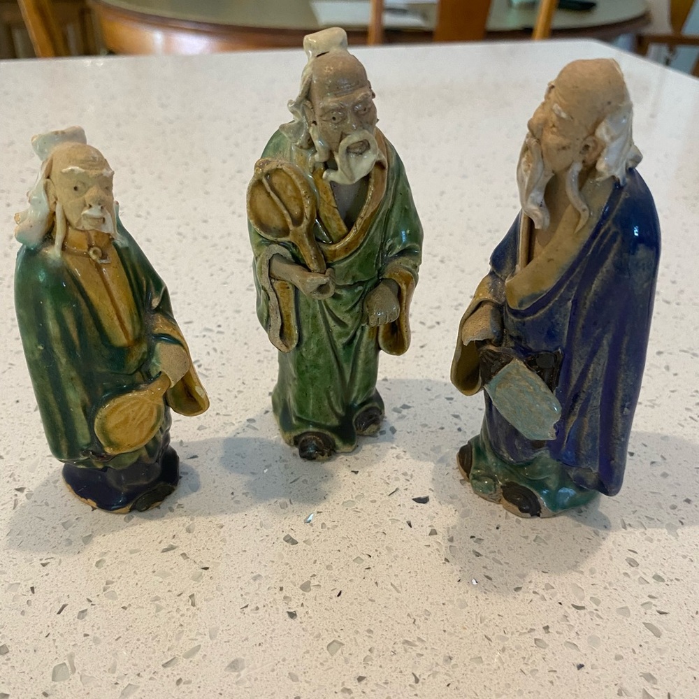Chinese pottery Mud Men figurines